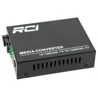 Медіаконвертер RCI 100M, 20km, SC, RJ45, Tx 1550nm, standart size metal case (RCI902W-FE-20-R)