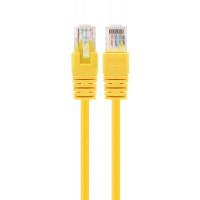 Патч корд Cablexpert PP6U-1M/Y, UTP, категорія. 6, литий,  50u" штекер із фіксатором, 1 м, жовтий
