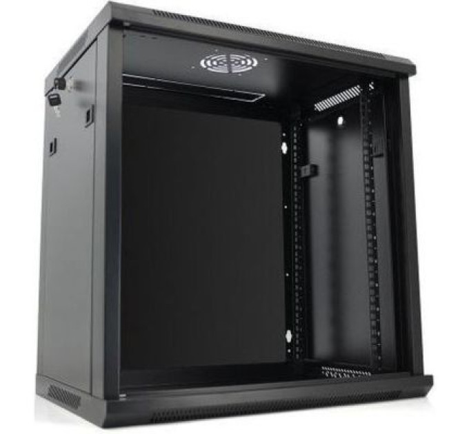 Merlion Шафа настінна Merlion 12U 19" 600*450*634 (Ш*Г*В)мм, black (Ml3-6412)