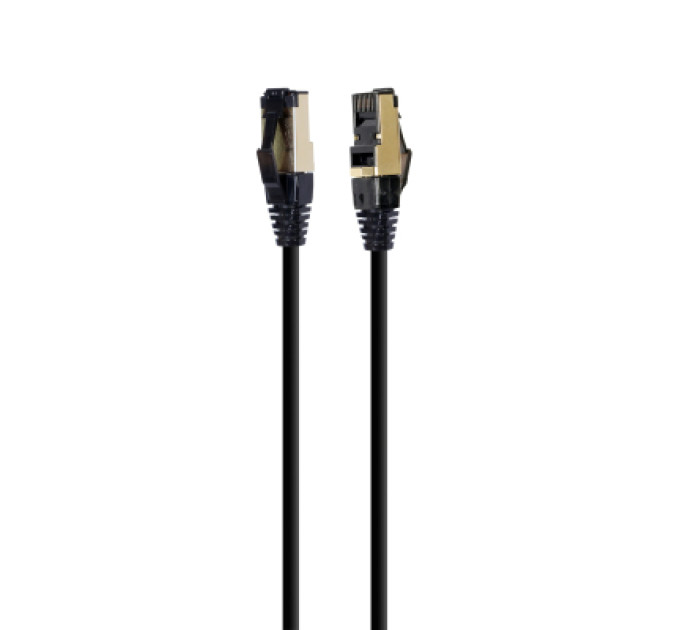 Cablexpert Патч корд Cablexpert PP8-LSZHCU-BK-1.5M, S/STP, литий, 50u" штекер із фіксатором, 1,5 м, чорний