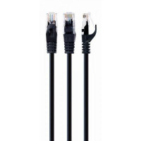 Патч корд Cablexpert PP6U-1.5M/BK, UTP, категорія. 6, литий,  50u" штекер із фіксатором, 1.5 м, чорний