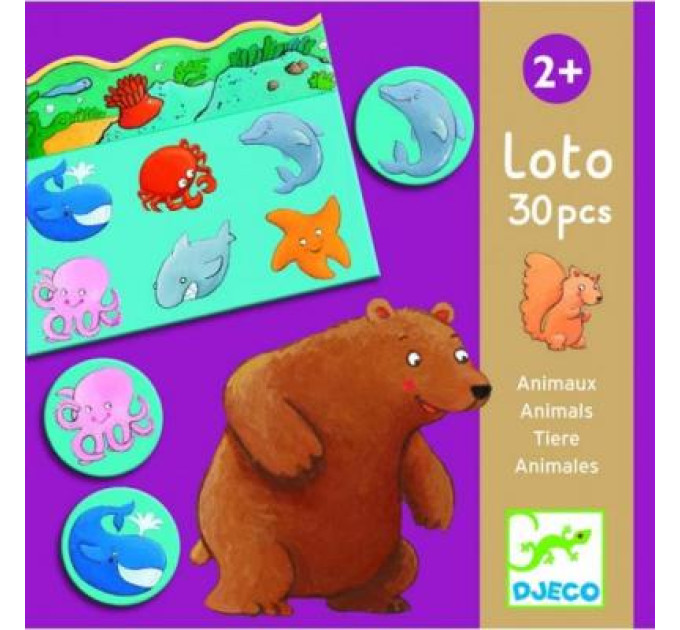 Djeco Настільна гра Djeco лото Животные (DJ08120)
