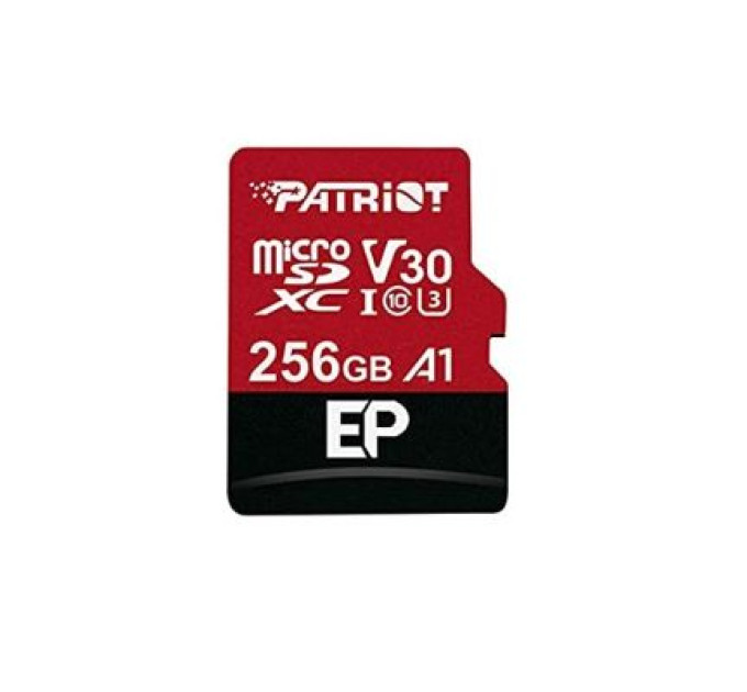 Patriot Карта пам'яті Patriot 256GB microSDXC class 10 UHS-I/U3 EP A1 (PEF256GEP31MCX)