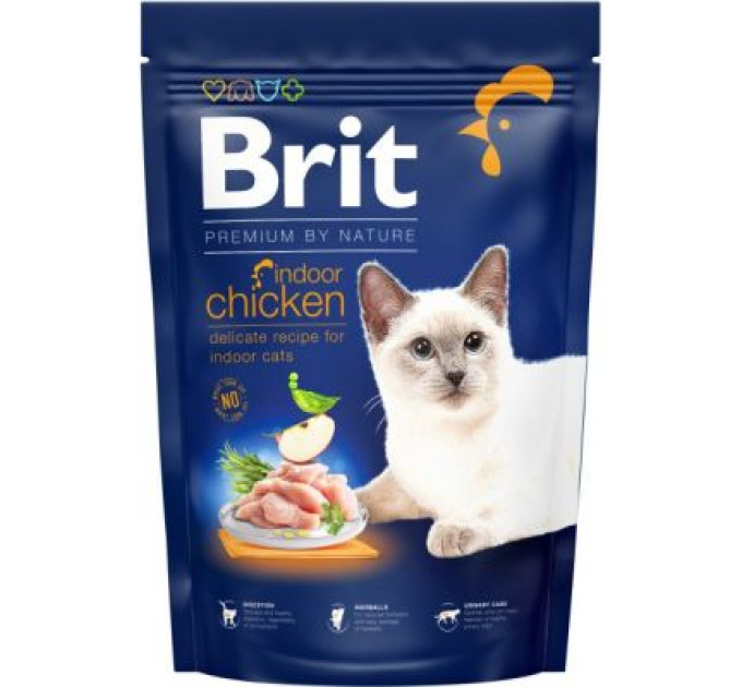 Brit Premium Сухий корм для кішок Brit Premium by Nature Cat Indoor 300 г (8595602552986)