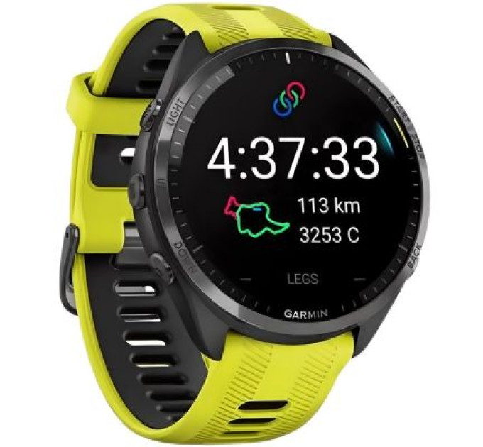 Garmin Смарт-годинник Garmin Forerunner 965, Amp Yellow, GPS (010-02809-12)