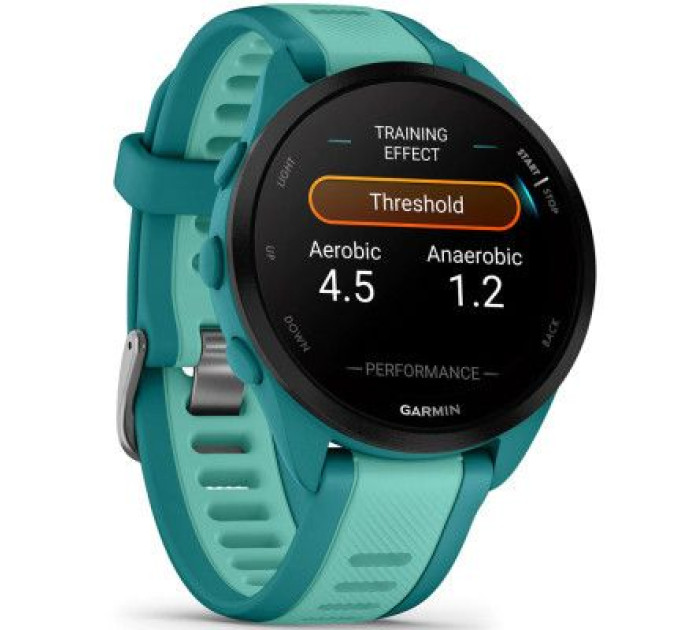 Garmin Смарт-годинник Garmin Forerunner 165 Music, Turquoise/Aqua, GPS (010-02863-32)