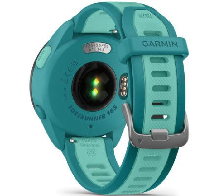 Garmin Смарт-годинник Garmin Forerunner 165 Music, Turquoise/Aqua, GPS (010-02863-32)