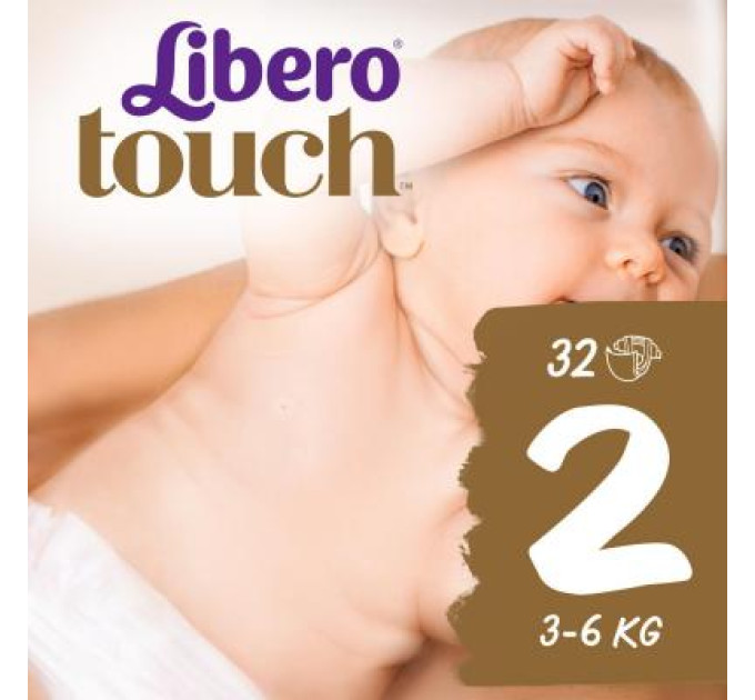 Libero Підгузки Libero Touch 2 (3-6 кг) 32 шт (7322541070315)