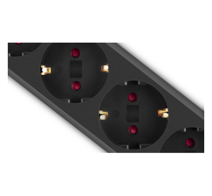 REAL-EL Мережевий фільтр живлення REAL-EL RS-6 Protect M 1.8m, black (EL122300032)