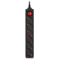 REAL-EL Мережевий фільтр живлення REAL-EL RS-6 Protect M 1.8m, black (EL122300032)