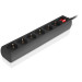 REAL-EL Мережевий фільтр живлення REAL-EL RS-6 Protect M 5m, black (EL122300036)