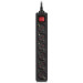 REAL-EL Мережевий фільтр живлення REAL-EL RS-6 Protect M 5m, black (EL122300036)