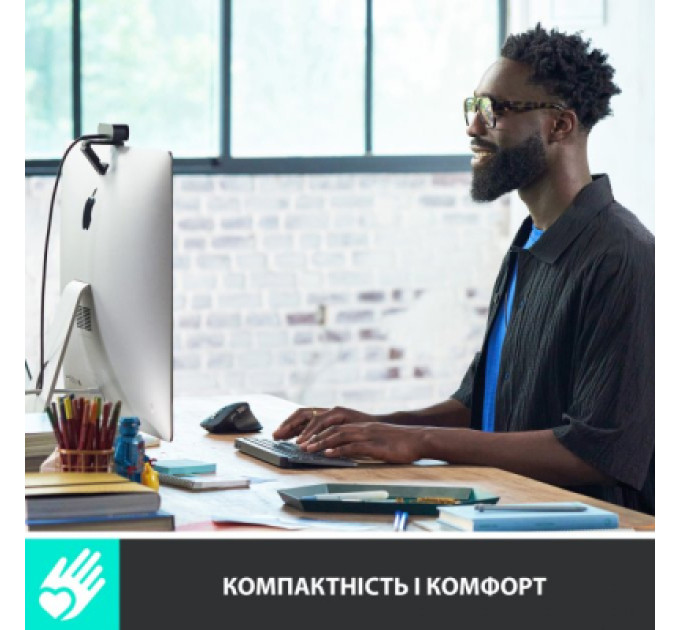 Logitech Клавіатура Logitech MX Keys Mini Wireless Illuminated UA Graphite (920-010498)