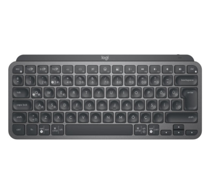 Logitech Клавіатура Logitech MX Keys Mini Wireless Illuminated UA Graphite (920-010498)