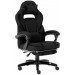 GT Racer Крісло ігрове GT Racer X-2749-1 Black (X-2749-1 Fabric Black Suede)