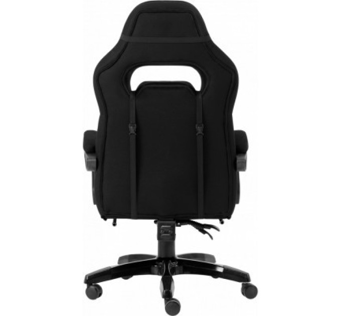 GT Racer Крісло ігрове GT Racer X-2749-1 Black (X-2749-1 Fabric Black Suede)