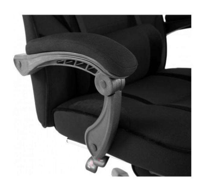 GT Racer Крісло ігрове GT Racer X-2749-1 Black (X-2749-1 Fabric Black Suede)