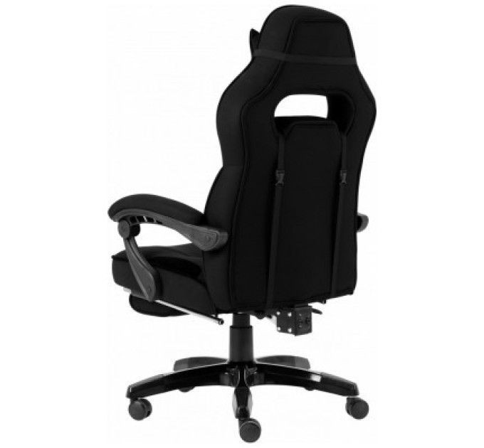 GT Racer Крісло ігрове GT Racer X-2749-1 Black (X-2749-1 Fabric Black Suede)