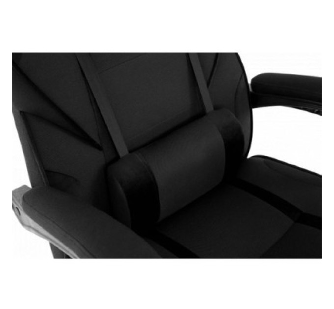 GT Racer Крісло ігрове GT Racer X-2749-1 Black (X-2749-1 Fabric Black Suede)