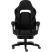 GT Racer Крісло ігрове GT Racer X-2749-1 Black (X-2749-1 Fabric Black Suede)