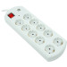 PowerPlant Мережевий фільтр живлення PowerPlant 10м, 10 розеток, USB, євро, 100% мідь (YS-N6065/10) (EX610563)