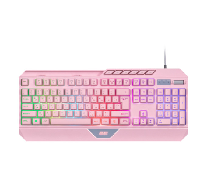 2E Клавіатура 2E Gaming KG315 RGB USB UA Pink (2E-KG315UPK)