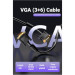 Vention Кабель мультимедійний VGA 15M-15M 2.0m ferrite Vention (DAEBH)