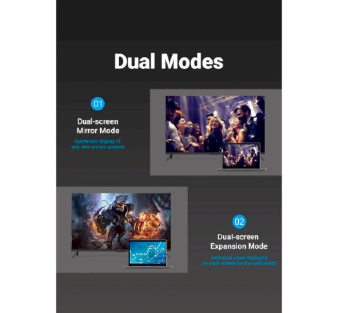 Vention Кабель мультимедійний VGA 15M-15M 2.0m ferrite Vention (DAEBH)