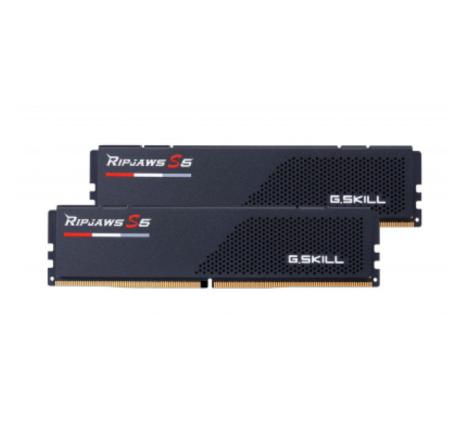 G.Skill Модуль пам'яті для комп'ютера DDR5 32GB (2x16GB) 5600 MHz Ripjaws S5 Black G.Skill (F5-5600J3636C16GX2-RS5K)