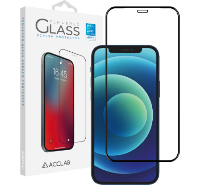 ACCLAB Скло захисне ACCLAB Full Glue Apple iPhone 12 Pro Max (1283126508233)