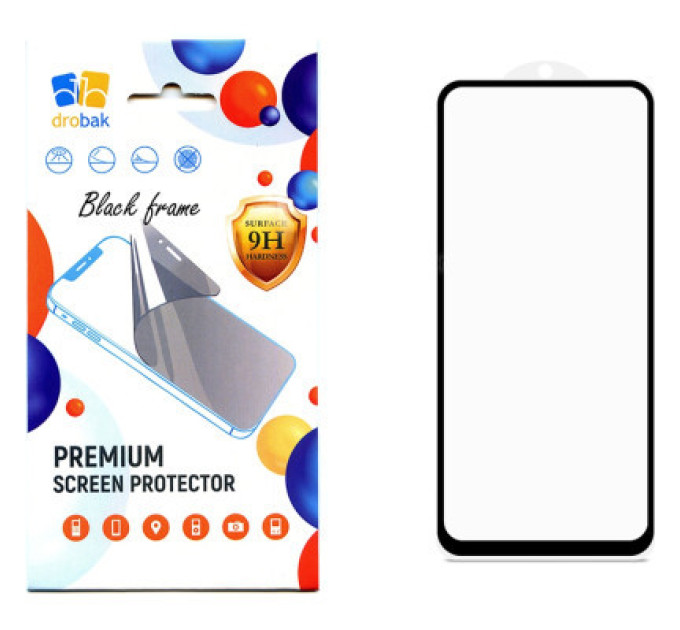 Drobak Скло захисне Drobak Samsung Galaxy S23 FE Black (676739)