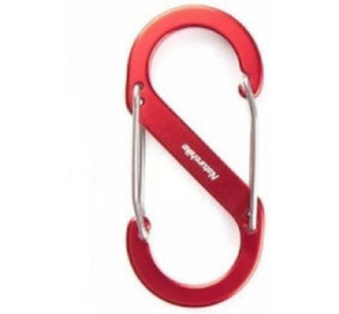 Naturehike Карабін туристичний Naturehike S-type NH20GS004, 5см, червоний (6927595747117)