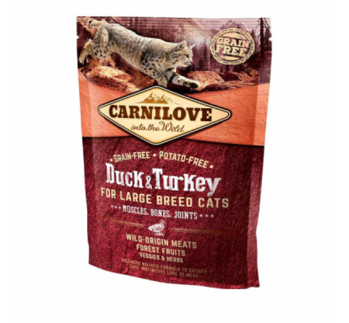 Carnilove Сухий корм для кішок Carnilove Cat Large Breed 400 г (8595602512775)