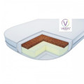 Верес Матрац для дитячого ліжечка Верес для люльки Coconut + Elastic foam 80 * 60 * 7 см (50.2.07)