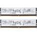 Apacer Модуль пам'яті для комп'ютера DDR5 32GB (2x16GB) 5600 MHz NOX White Apacer (AH5U32G56C522MWAA-2)