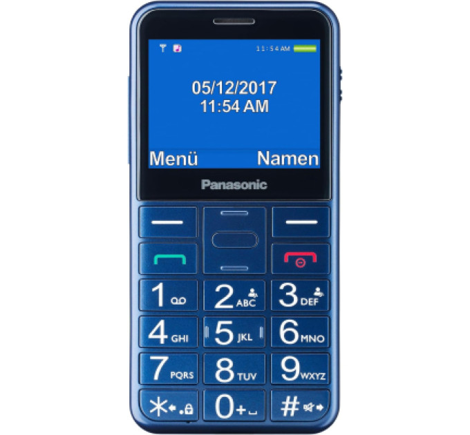 Panasonic Мобільний телефон Panasonic KX-TU155 Blue (KX-TU155EXCN)