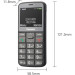 Panasonic Мобільний телефон Panasonic KX-TU160 Grey (KX-TU160EXG)