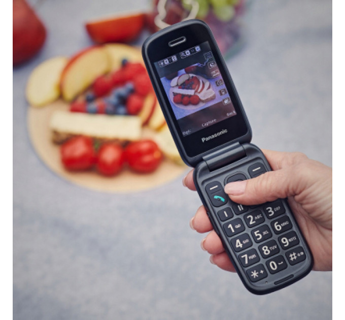 Panasonic Мобільний телефон Panasonic KX-TU550 Black (KX-TU550EXB)