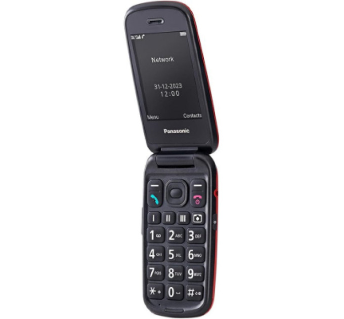 Panasonic Мобільний телефон Panasonic KX-TU550 Red (KX-TU550EXR)