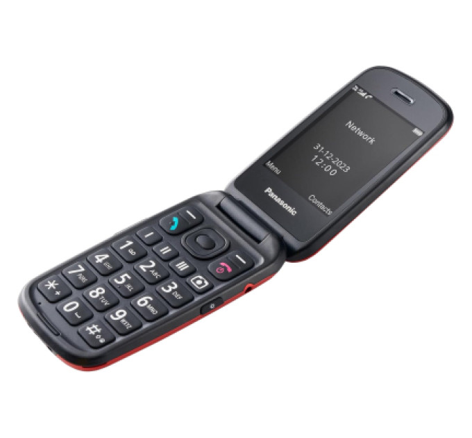 Panasonic Мобільний телефон Panasonic KX-TU550 Red (KX-TU550EXR)