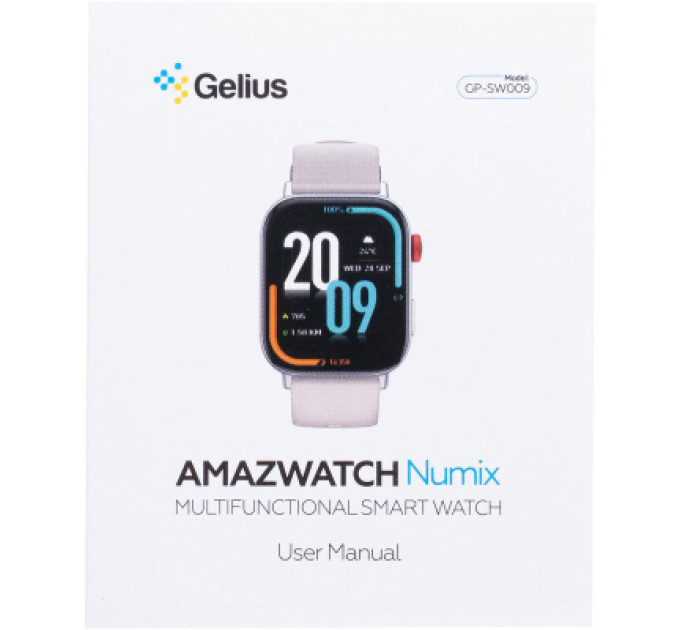 Gelius Смарт-годинник Gelius Pro GP-SW009 (Amazwatch Numix) Black (2099900996863)