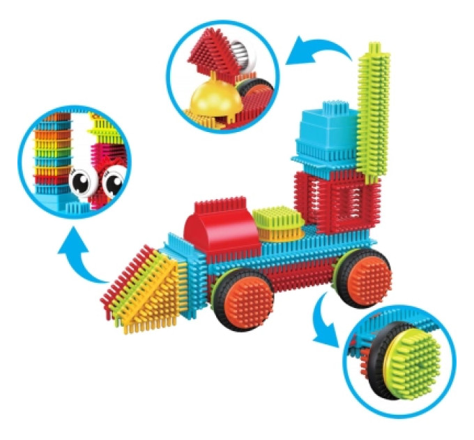 Picasso Конструктор Picasso Tiles Hedgehog Building Blocks Set 41 деталь (817338027384)