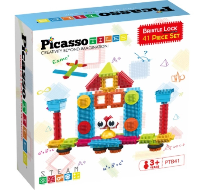 Picasso Конструктор Picasso Tiles Hedgehog Building Blocks Set 41 деталь (817338027384)