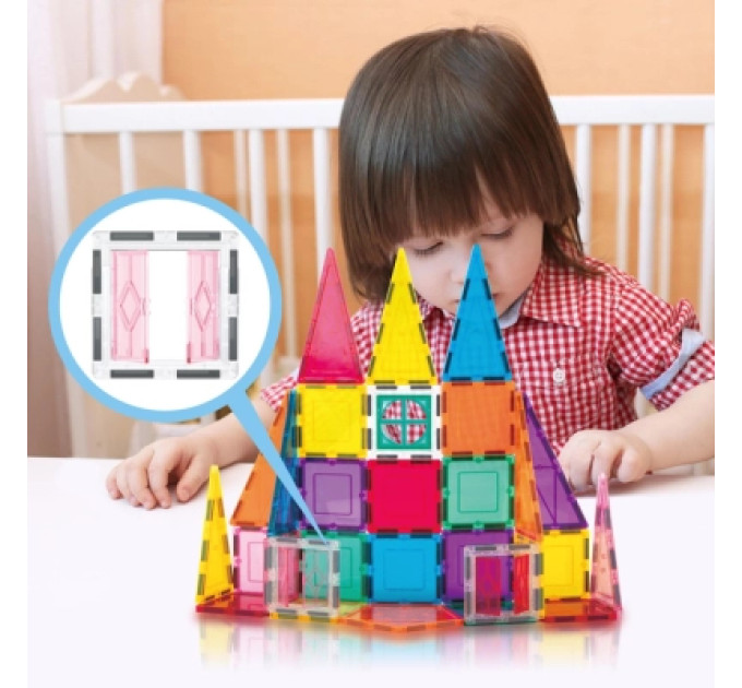 Picasso Конструктор Picasso магнітний Tiles Magnetic Building Blocks 36 деталей (817338027971)
