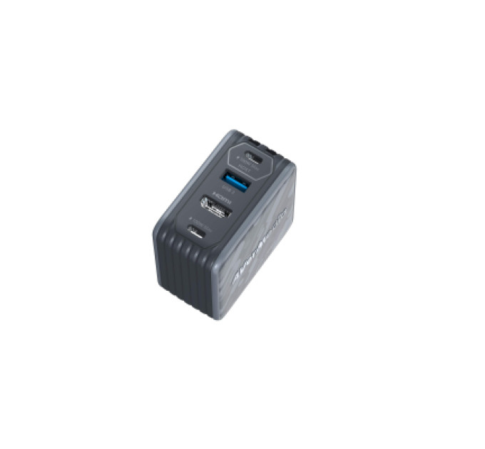 AVerMedia Зарядний пристрій AVerMedia GC313 CORE GO 100W 2хUSB-С 1хUSB-A 1xHDMI black (40AAGC313AWN)