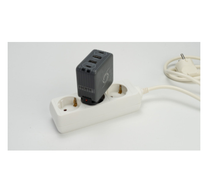 AVerMedia Зарядний пристрій AVerMedia GC313 CORE GO 100W 2хUSB-С 1хUSB-A 1xHDMI black (40AAGC313AWN)
