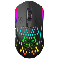 Мишка Xtrike ME GW-611 Wireless RGB Black (GW-611)