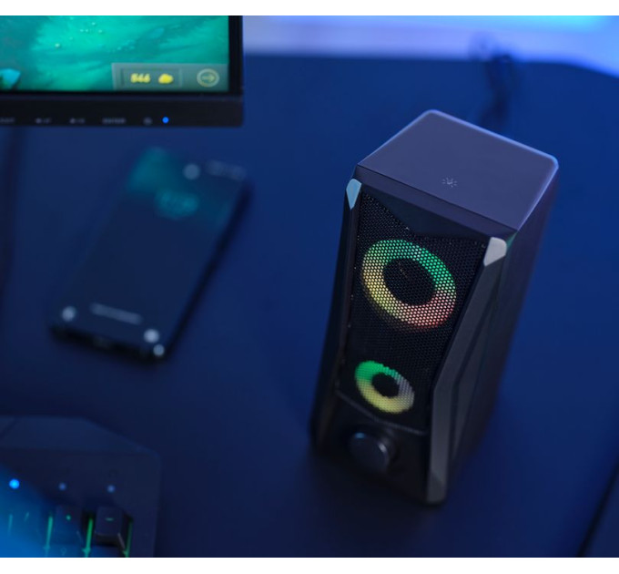 Trust Акустична система Trust 2.0 GXT 606 Javv RGB Black (25108)