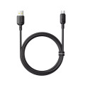 Baseus Кабель Baseus Silky USB - USB Type-C (M/M), 2.4A, 1 м Black (6932172668747)