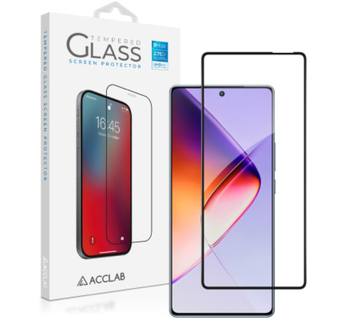 ACCLAB Скло захисне ACCLAB Full Glue Infinix Note 40 4G Black (1283126594885)